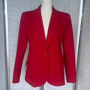 NWOT L'AGENCE Red Chamberlain Blazer sz 6